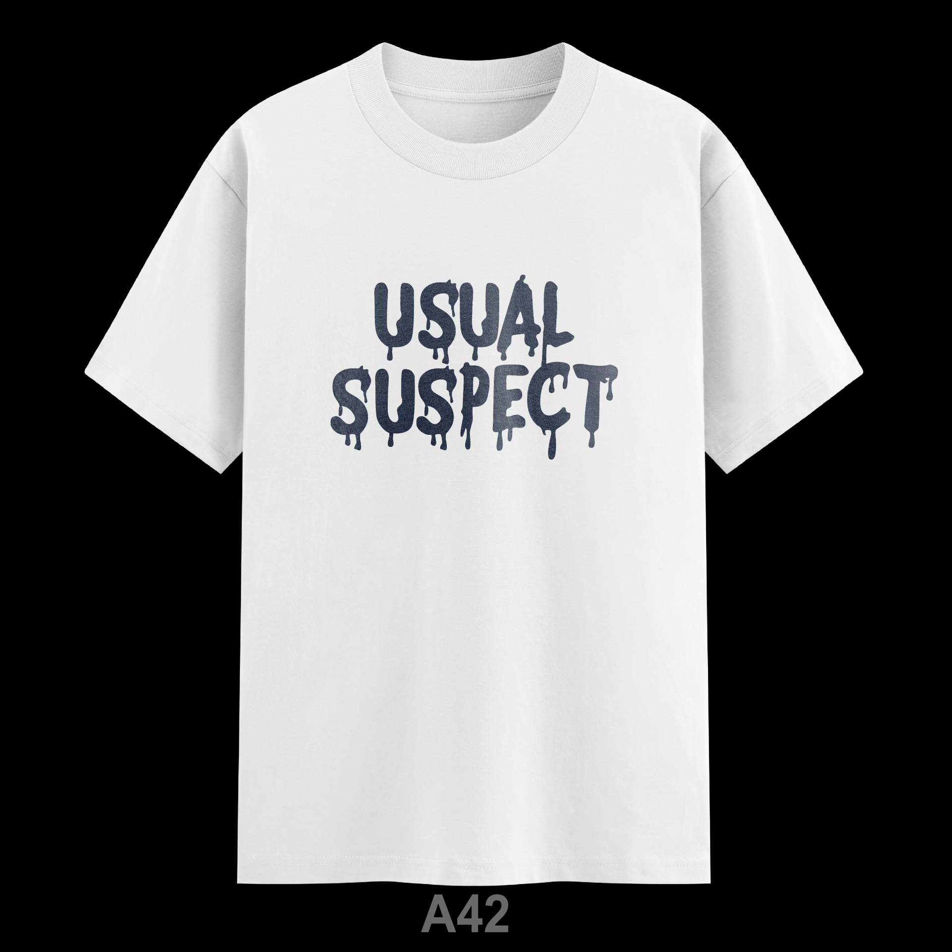 Áo Phông Nam Cao Cấp  Usual suspect ngực, Mickey quay lưng,  in lưng