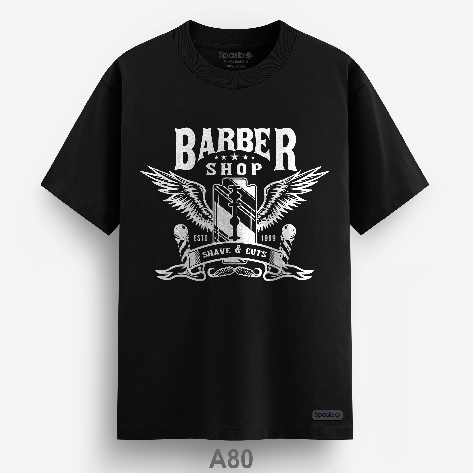 Áo phông cao cấp in hình  Thợ cắt tóc - barber shop - dao nam