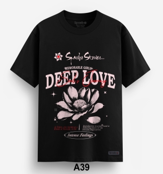 Áo Phông Nam Cao Cấp Deep Love in sơn hồng