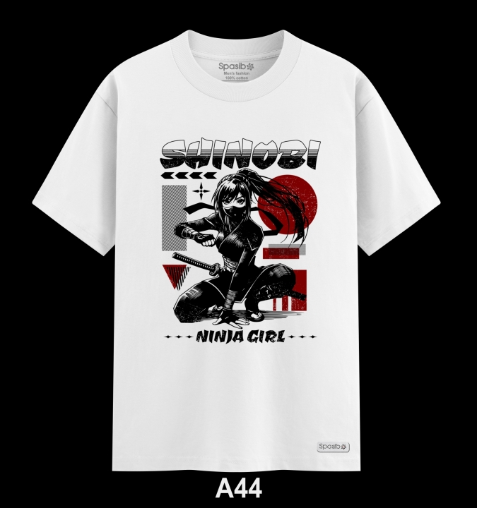 Áo Phông Nam Cao Cấp Ninja girl 2 màu