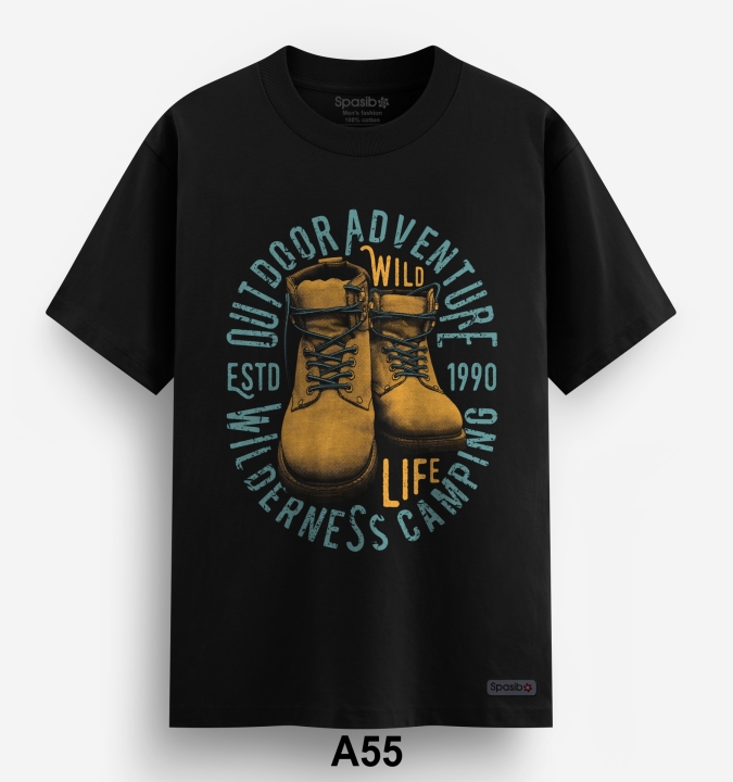 Áo Phông Cao Cấp In  Hình Đôi giày da bò