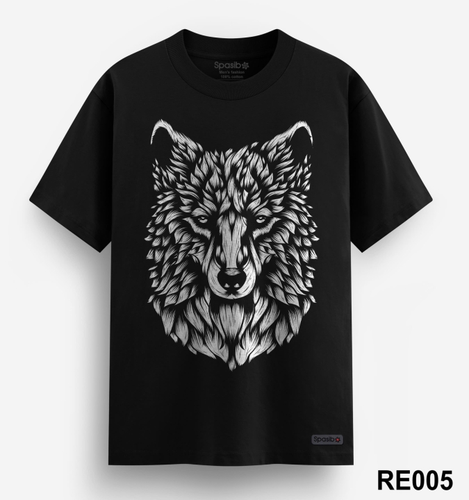 Áo Phông Hình Sói tích cách mạnh mẽ