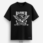 Áo phông cao cấp in hình  Thợ cắt tóc - barber shop - dao nam