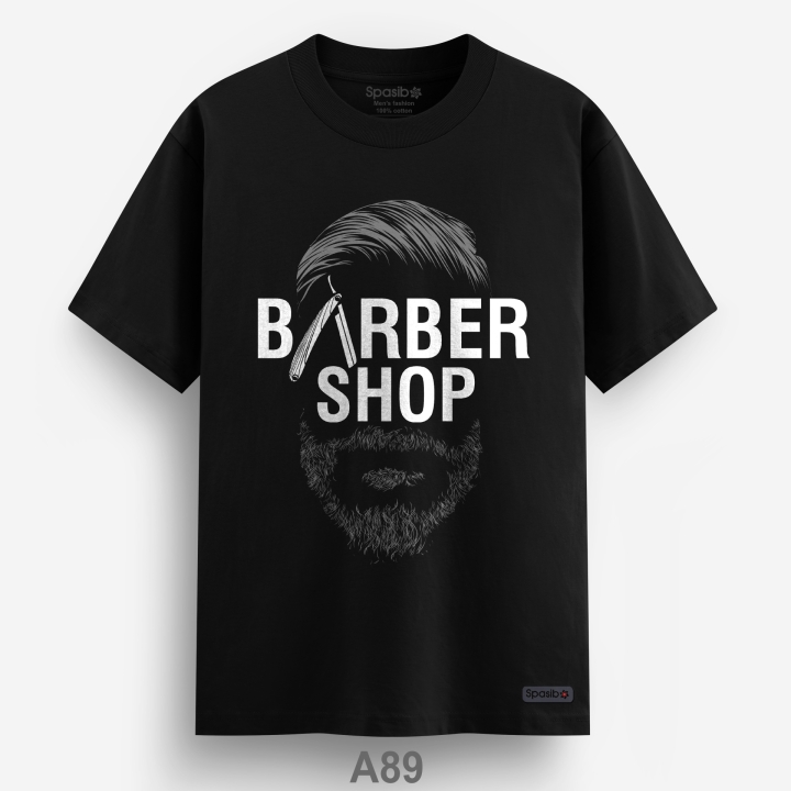 Áo phông cao cấp in hình Thợ cắt tóc - barber shop - quý ông01