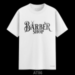 Áo phông cao cấp in hình Thợ cắt tóc - chữ Barber shop hoa